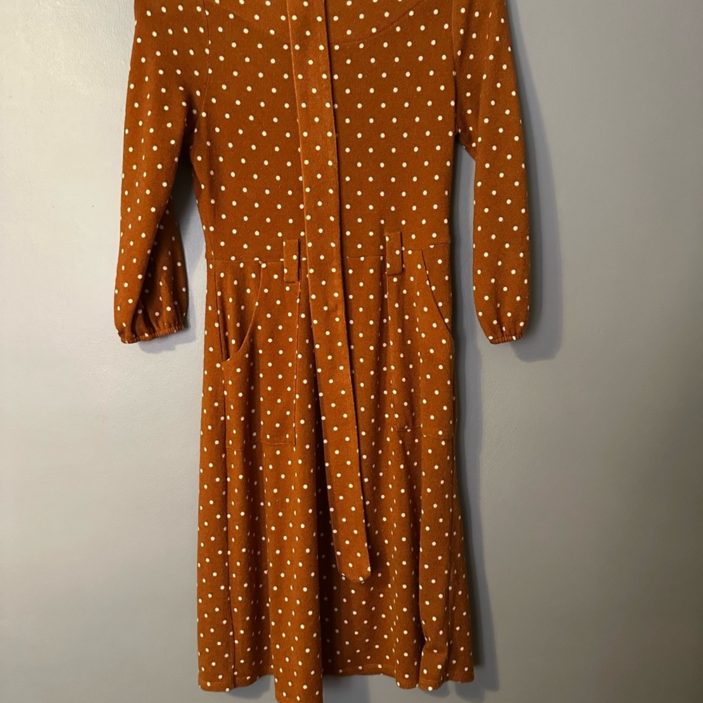 Polka Dot Long Sleeve Dress